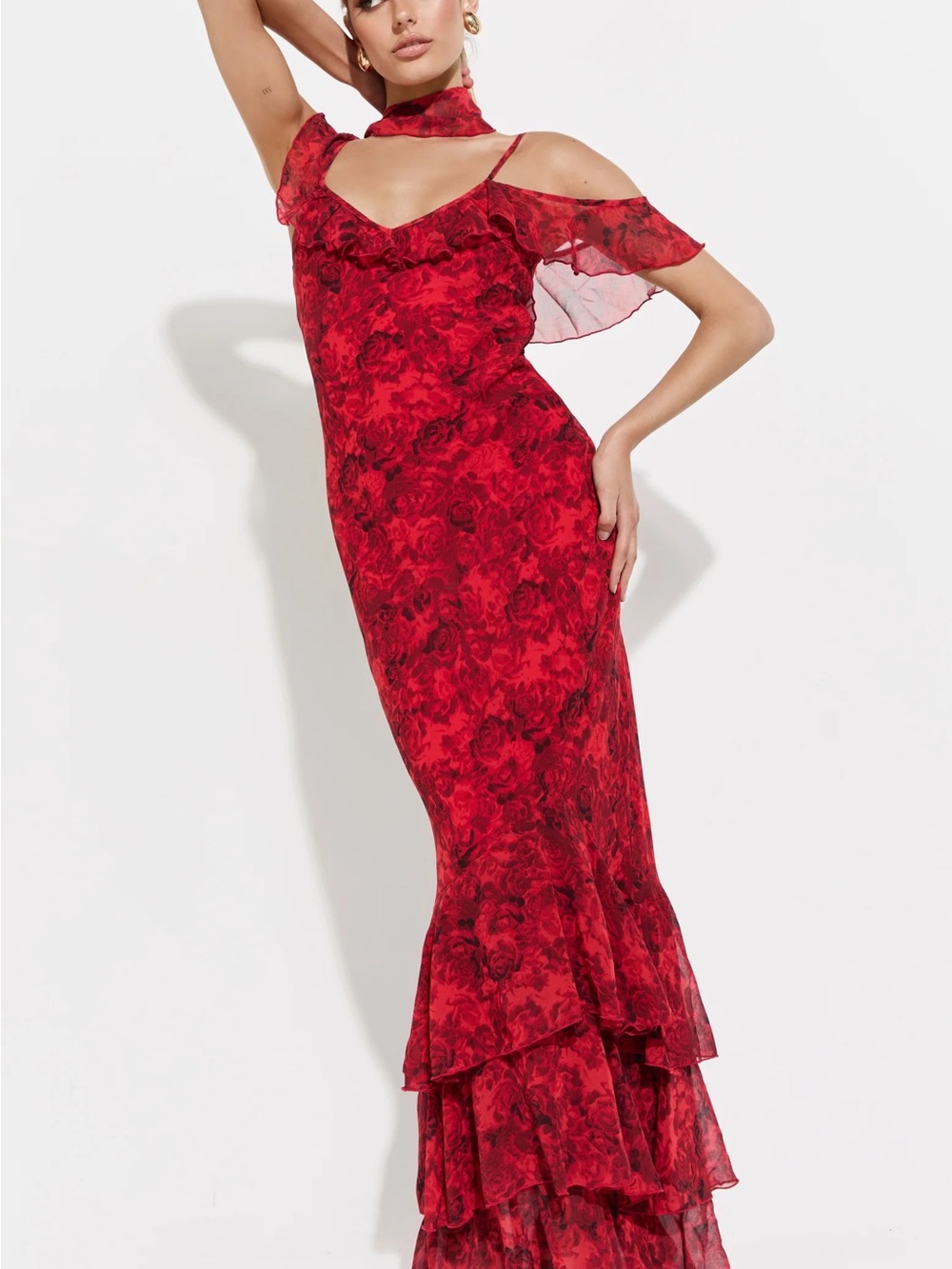 ShowPo Red evening dress Riley style